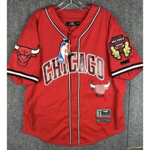 Men Pro Standard NBA CHICAGO BULLS Mesh Up Jersey Medium Red (BCB153898)*Flaw*